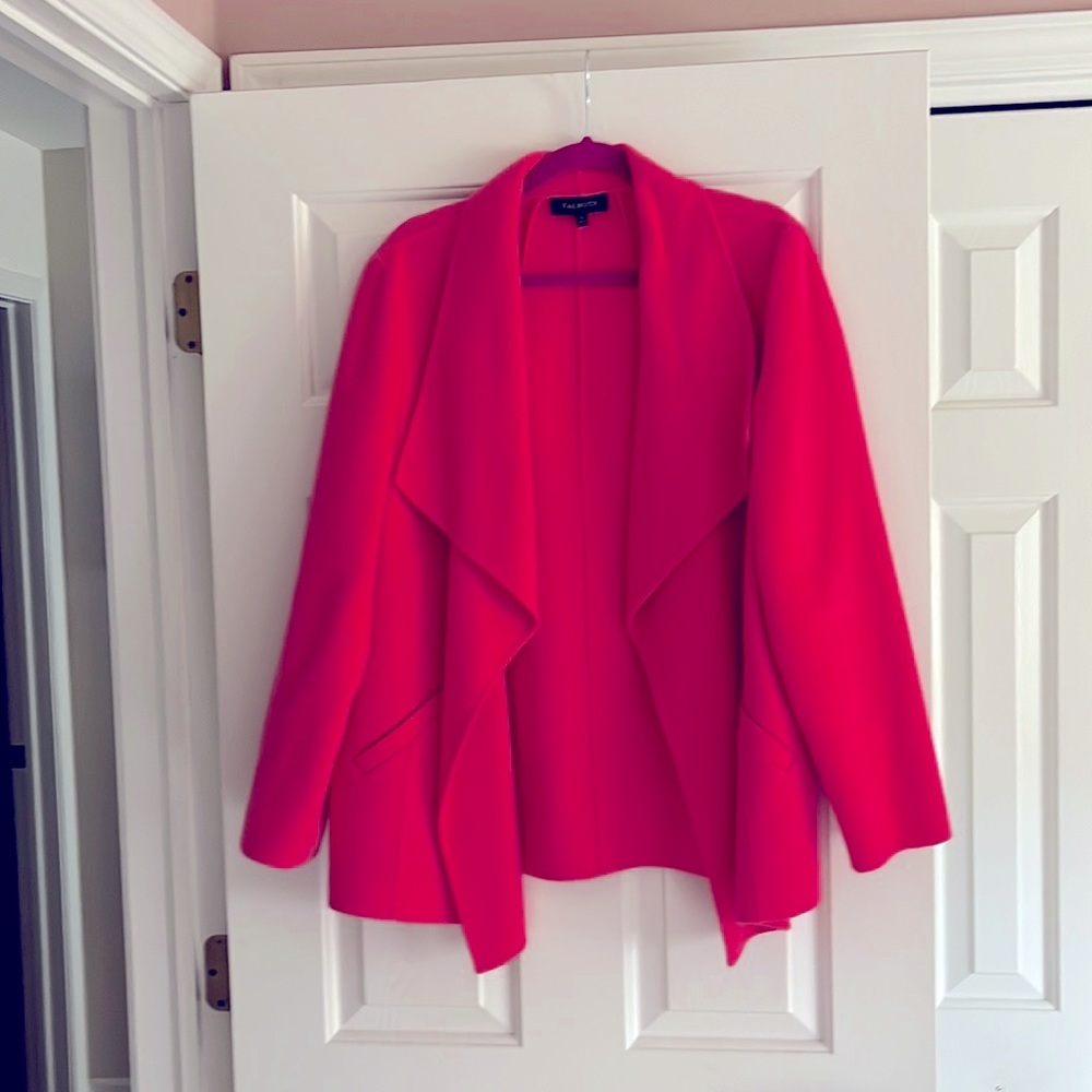 Unlined Wool Flutter Front Jacket - image 1